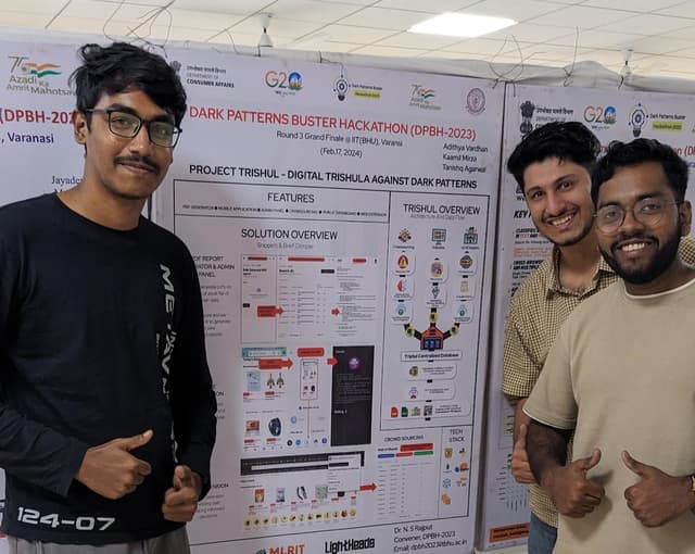 Dark Pattern Buster Hackathon finalist certificate